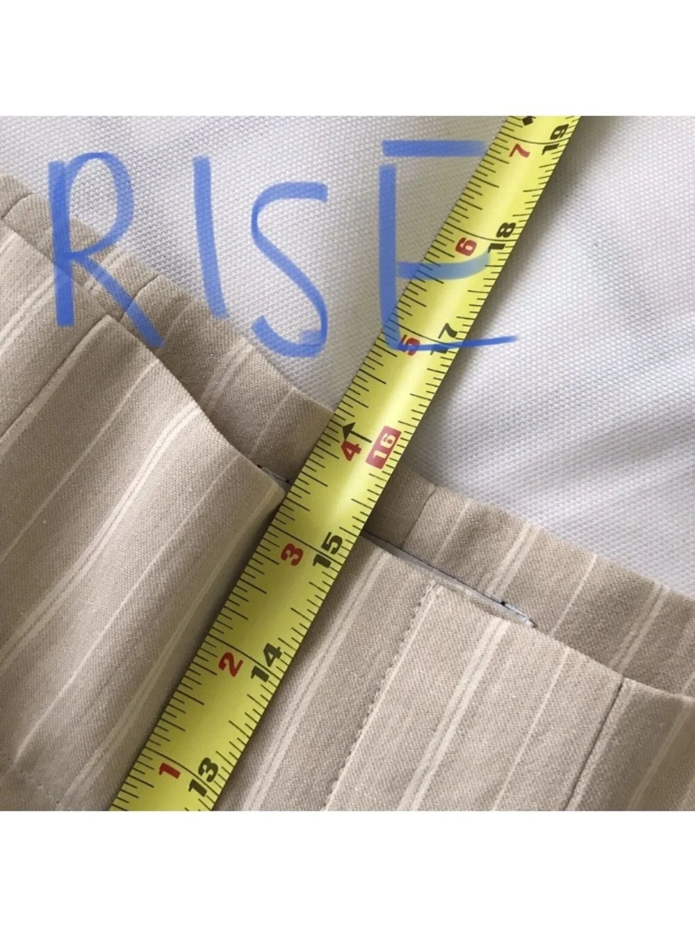 Zara  Striped High Waisted Linen Pants